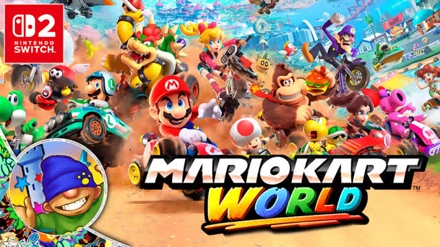【#1】Mario Kart World - Mushroom & Flower Cups