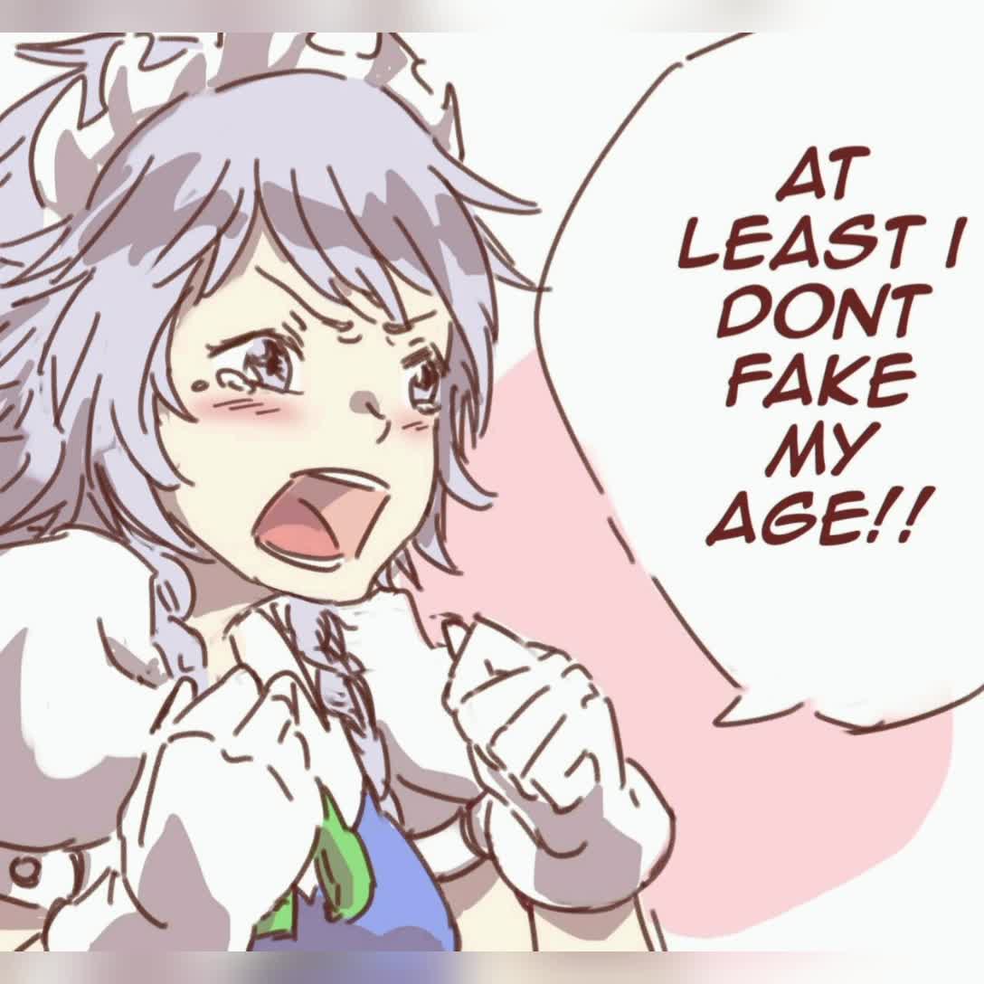 At least I don't fake my age