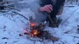 Starting Fire in -20ºF ALASKA - ArionFerguson