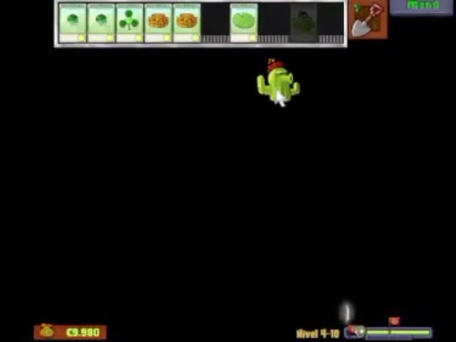 Plantas contra zombies - nivel 4-10