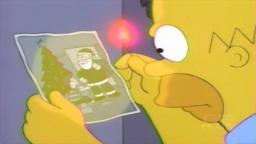Bart Hits Homer With Boiler