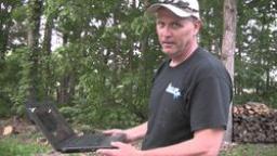 Psycho Dad Axes Laptop