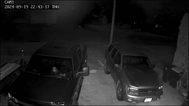 random security camera footage