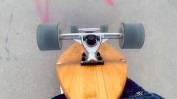 Riding My Longboard at Wasilla Skatepark
