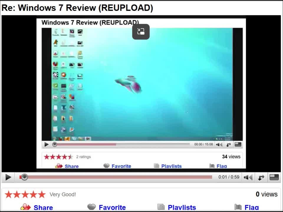 Re: Re: Windows 7 Review REUPLOAD