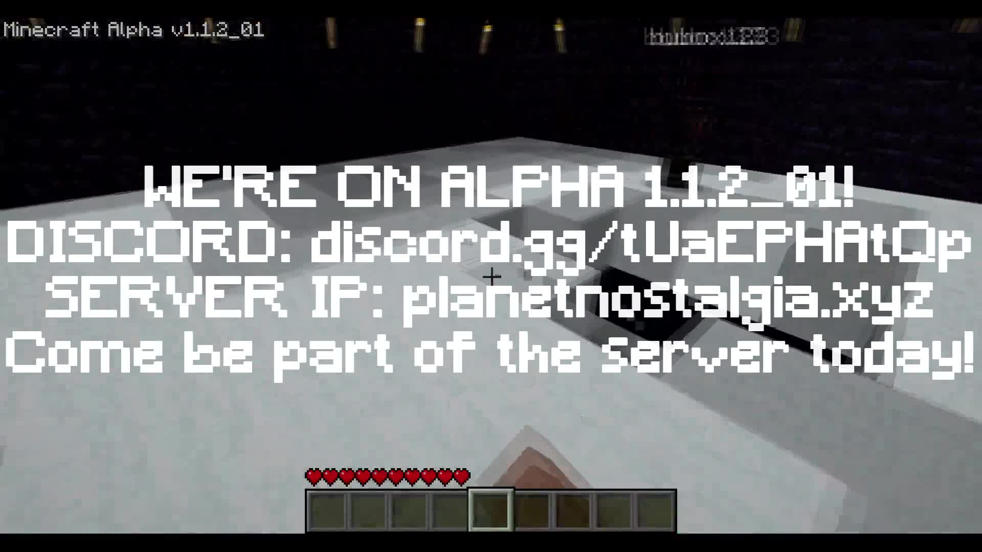 PlanetNostalgia - Minecraft Alpha 1.1.2_01 Economy-based Survival Server (2025)