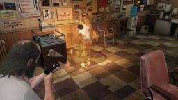 GTA 5 Burning alive Barber Shop Keeper