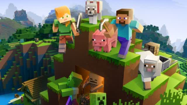 C418 - Sweden played over Nostalgic Minecraft images
