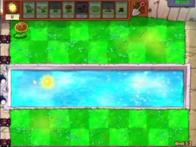 Plantas contra zombies - nivel 3-2 av 2