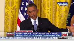Obamas Comments on Edward Snowden