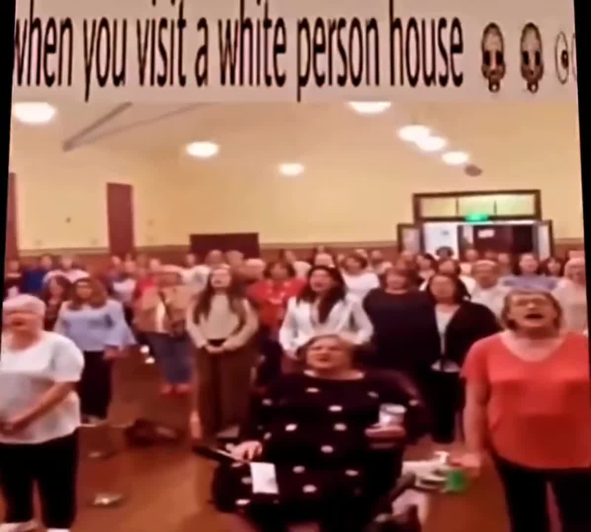 when you visit a white person house when you visit a white person house