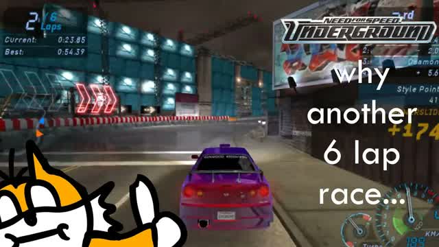 NFS Underground Ep.90 - ANOTHER SIX LAP BONANZA