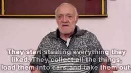 A refugee grandfather from Artemovsk talks about the looting of the Armed Forces of Ukraine and thei