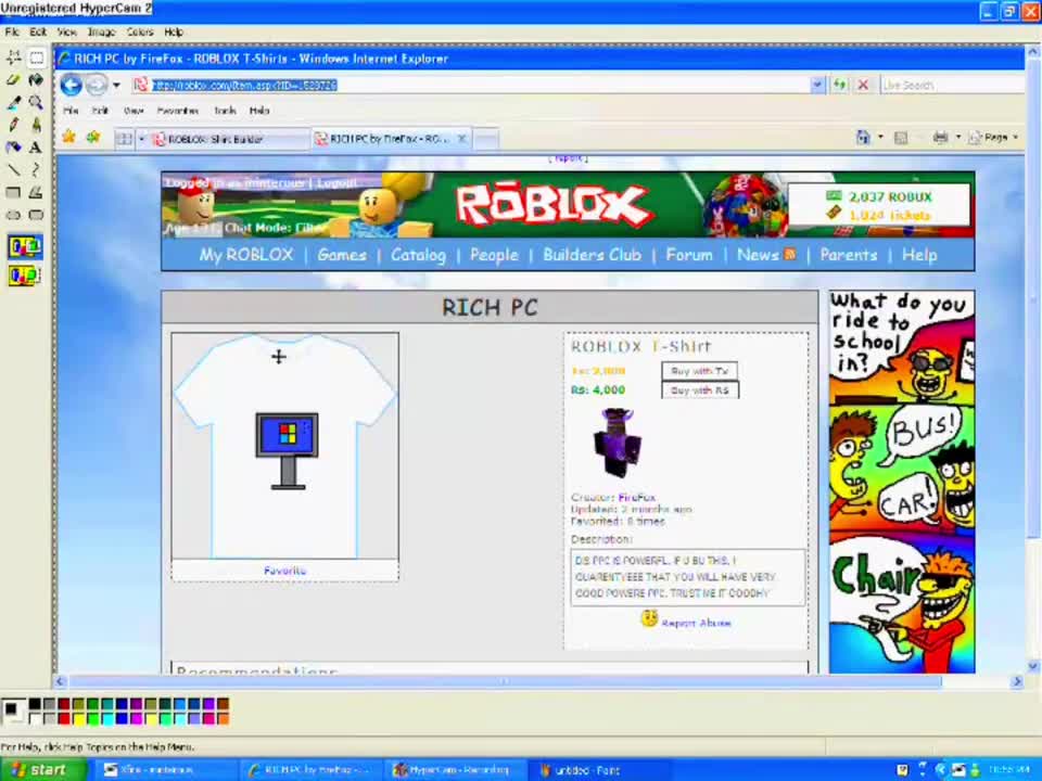 ROBLOX - How to steal t-shirts from noobs who overprice them ROBLOX - How to steal t-shirts from noobs who overprice them