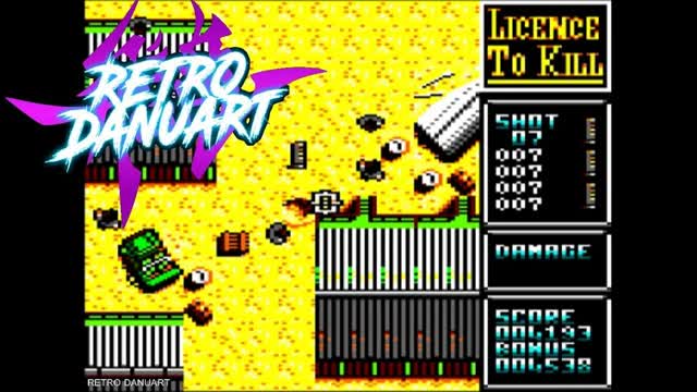 LICENCE TO KILL (Domark - Amstrad - 1989)