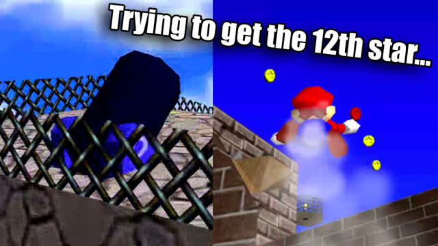 Launching mysulf TO THE STARS! | Super mario 64