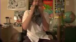 SoniaFatale2 eats his shorts