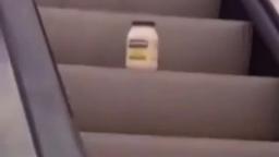 mayonnaise on an escalator