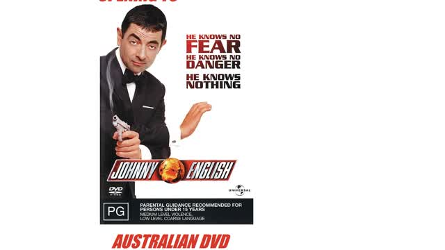 Opening to Johnny English Australian DVD
