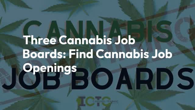 Three Cannabis Job Boards Find Cannabis Job Openings & Career Opportunities