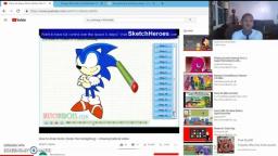Kyiran Reacts to how to draw sonic