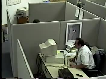 Man destroys computer