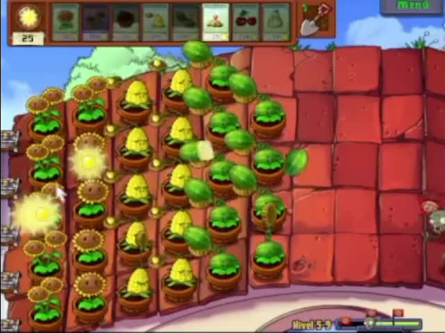 Plantas contra zombies - nivel 5-9