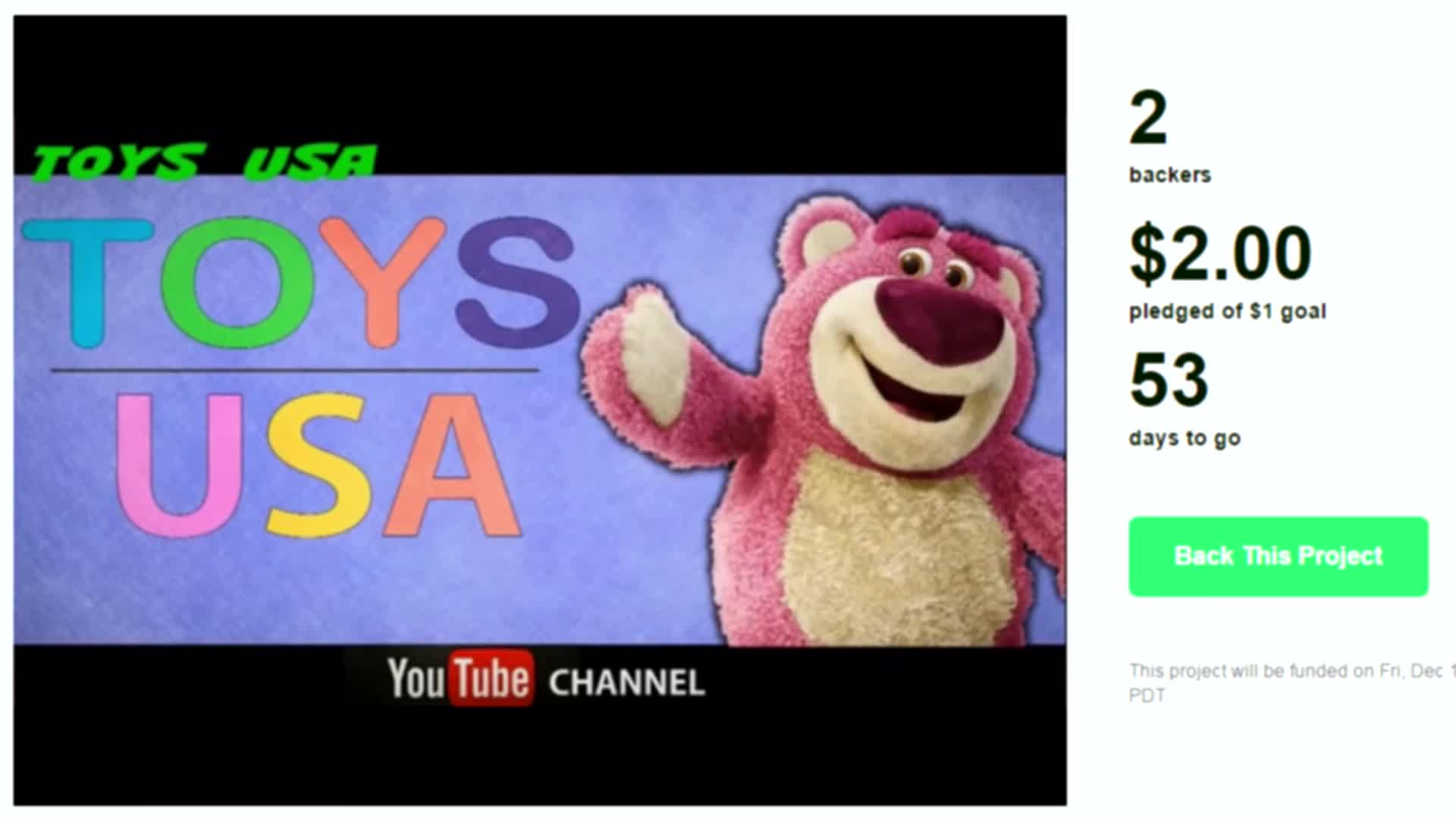 Kickstarter Crap - MINION + Toy Channel