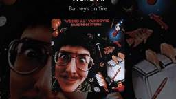 Weird Al Barneys on fire