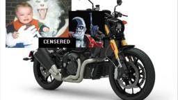 FuckingEasterBunny, SonicStirfe and a Motorcycle