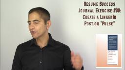 223 Resume Success Journal Exercise 38 Create a LinkedIn Post on Pulse