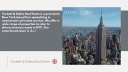 New York City, NY Commercial Real Estate Listings - Corbett & Dullea Real Estate