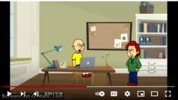 Caillou gets grounded on my first video on VidLii
