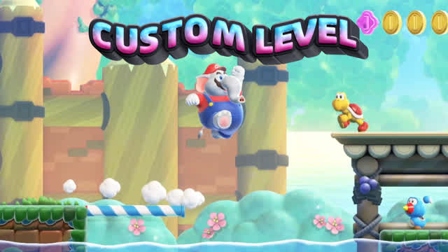 Rolla Koopa River - Super Mario Bros. Wonder Custom Level