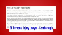 A Disability Lawyer Scarborough - BE Personal Injury Lawyer 416-477-6844