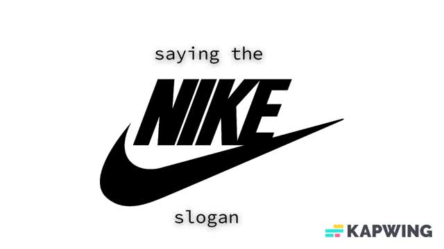 I Said the Most Motivating Slogan Ever