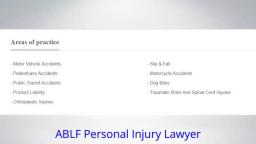 Injury Lawyer Whitby - ABLF Personal Injury Lawyer (800) 920-8165