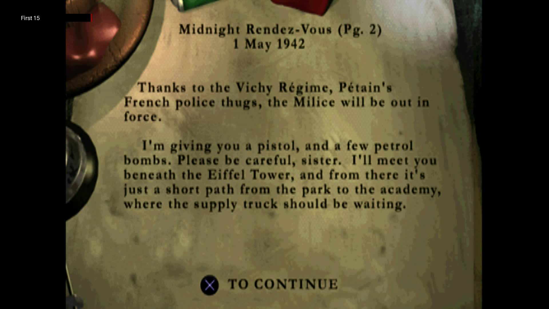 The First 15 Minutes of Medal of Honor: Underground (PlayStation)