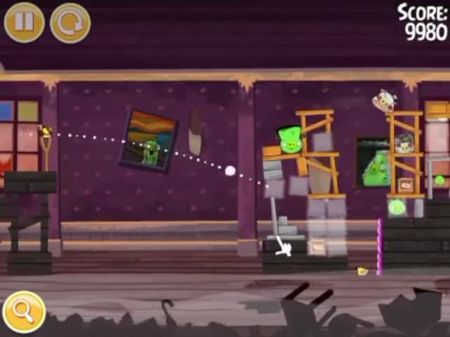 angry birds seasons - haunted hogs (completo)