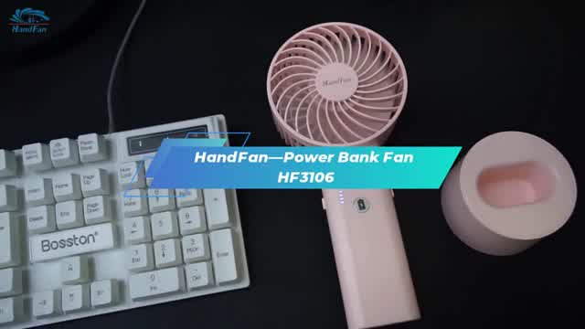 HandFan-Power Bank Fan HF3106 #ElectricPersonalFan