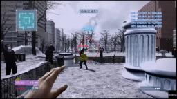 Yakuza 5 - Snowball Fight - PS4 Gameplay