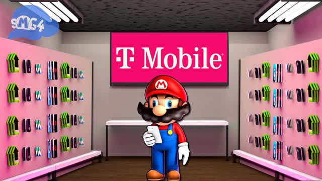 SMG4: Mario Goes To T-Mobile To Upgrade His Data Plan