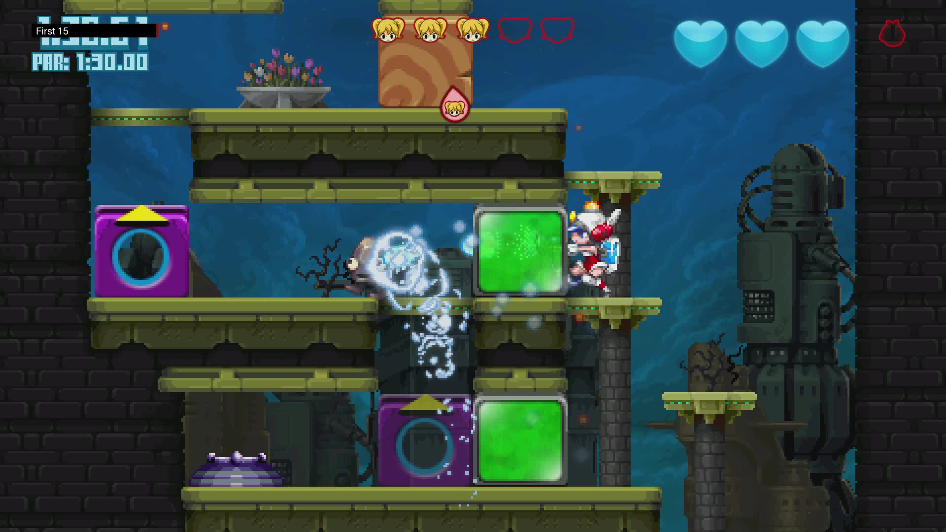 The First 15 Minutes of Mighty Switch Force! 2 (Wii U)