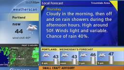 Portland Weatherscan emulator