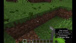 Cutting A Tree With A Chainsaw in Minecraft