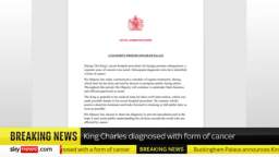 Buckingham Palace announced that Charles Lll was diagnosed with cancer