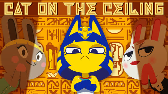 Cat On The Ceiling-Ankha