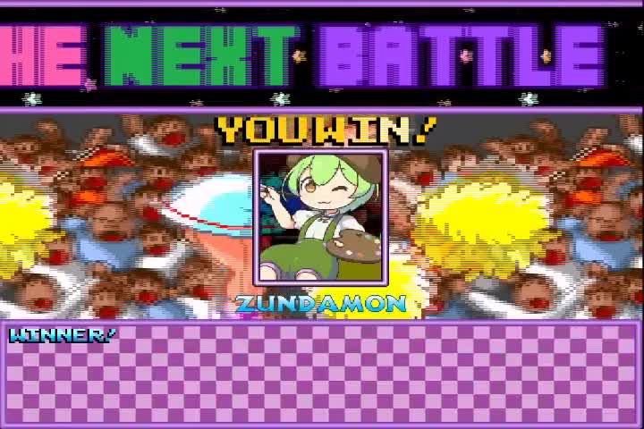 MUGEN (Ikemen GO) CPU battle - Yuki Kameoka VS Zundamon