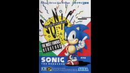 Sonic the Hedgehog (Mega Drive) - Green Hill Zone - Famicom Disk System Cover by Andrew Ambrose