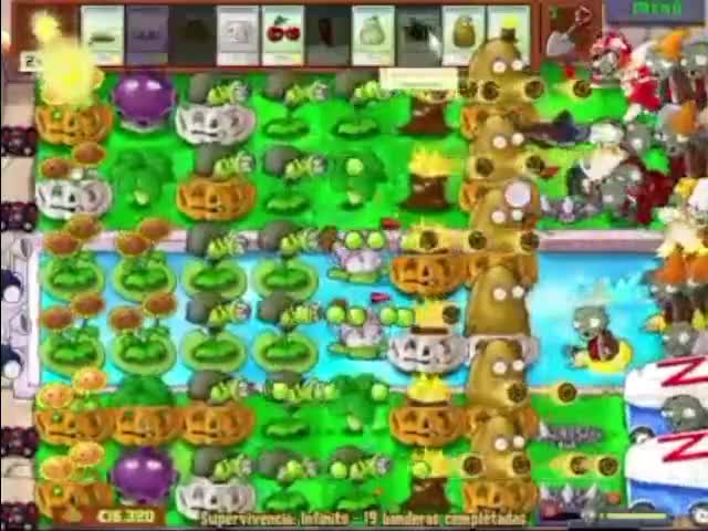 Plantas contra zombies - supervivencia infinita (5/7) Plantas contra zombies - supervivencia infinita (5/7)